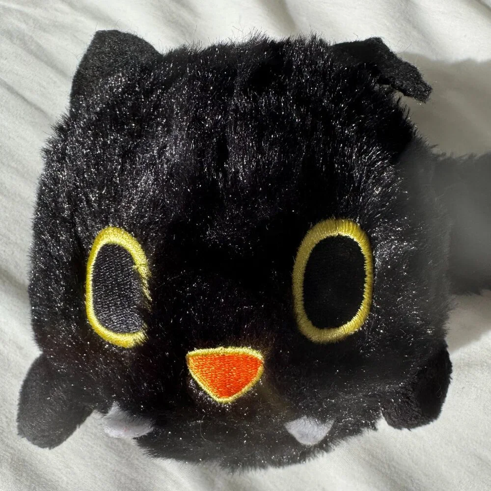 NWOT Bark Box BLACK ALLEY CAT Dog Toy, Super Chewer with Ball Inside, Size L